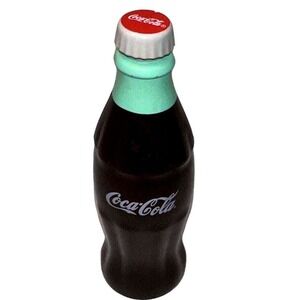 Coca-Cola Bottle Coin Bank Green Neck Collectible Coke